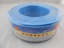 朝阳国标BV4mm²塑铜线 家居装修中的蓝色安全线